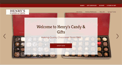 Desktop Screenshot of henryscandy.com